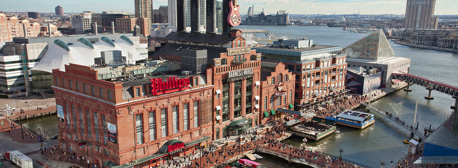 A look from above to Power Plant and Pier IV